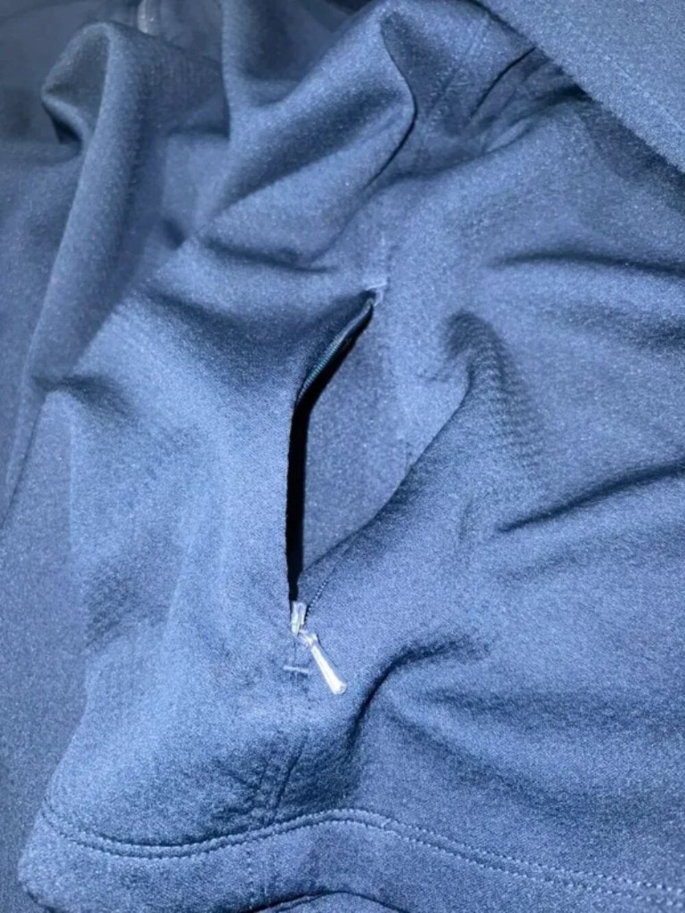 Nike 1/4-Zip Blue Nike-Fit Running Athletic Top Men's Size M - Picture 6 of 8